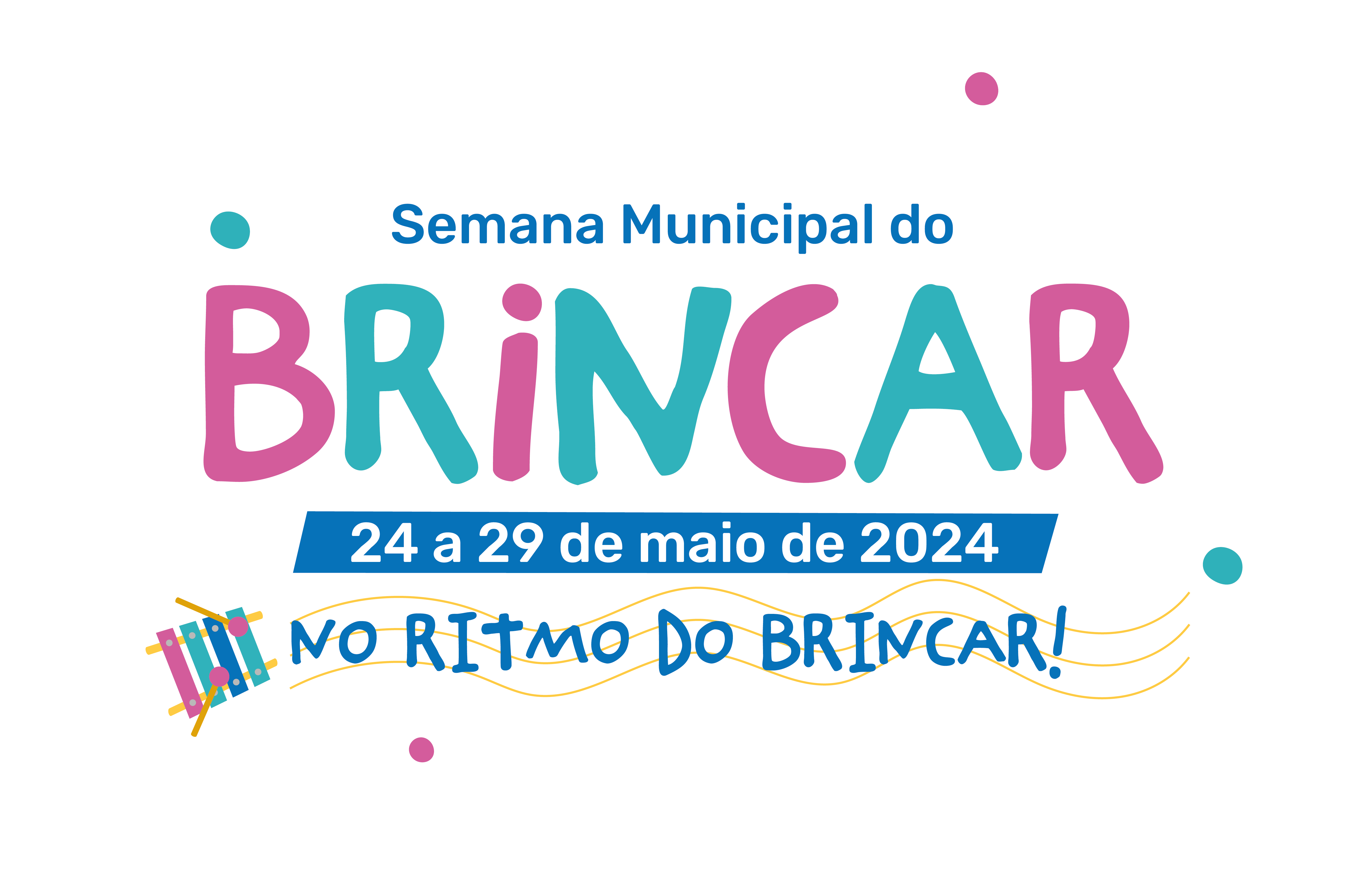 A logomarca traz o texto 
